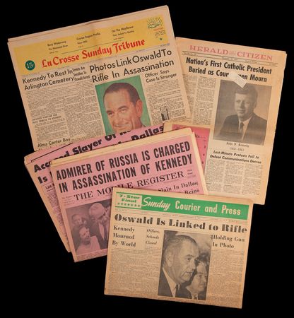 Lot #50 John F. Kennedy Assassination: (950+) Newspapers from November 1963 - Image 5