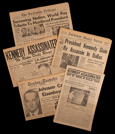 Lot #50 John F. Kennedy Assassination: (950+) Newspapers from November 1963 - Image 6