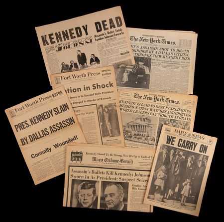 Lot #50 John F. Kennedy Assassination: (950+) Newspapers from November 1963 - Image 7