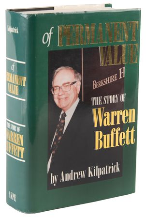 Lot #317 Warren Buffett Signed Book - Of Permanent Value - Image 3