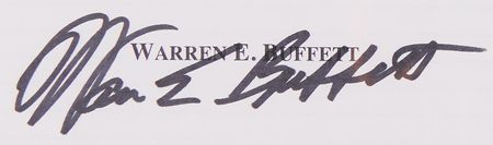 Lot #318 Warren Buffett Signature - Image 2