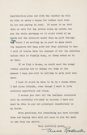 Lot #180 Eleanor Roosevelt Typed Letter Signed - Image 2
