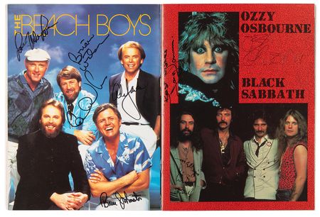 Lot #675 Live Aid USA Multi-Signed (75+) Program with Bob Dylan, Led Zeppelin, Rolling Stones, Black Sabbath, Eric Clapton, Madonna, Tom Petty, and More - Image 6