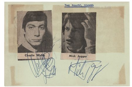 Lot #677 Rolling Stones Signatures (ca. 1964) - Image 3