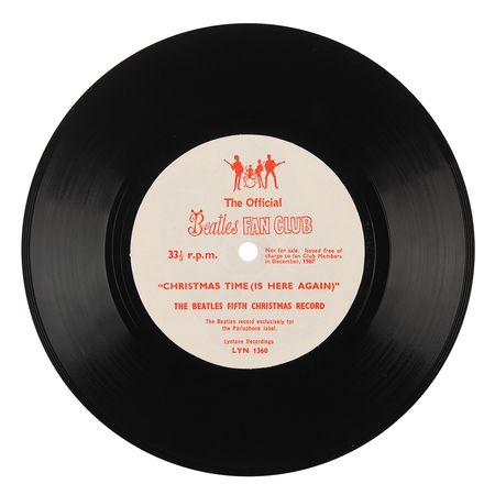 Lot #669 Beatles: John Lennon and George Harrison Signed 'Christmas Time (Is Here Again)' 7-Inch Single Record - Obtained at the Magical Mystery Tour Private Movie Screening (December 1967) - Image 4