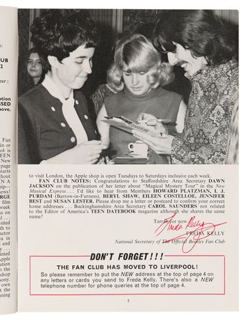 Lot #669 Beatles: John Lennon and George Harrison Signed 'Christmas Time (Is Here Again)' 7-Inch Single Record - Obtained at the Magical Mystery Tour Private Movie Screening (December 1967) - Image 6