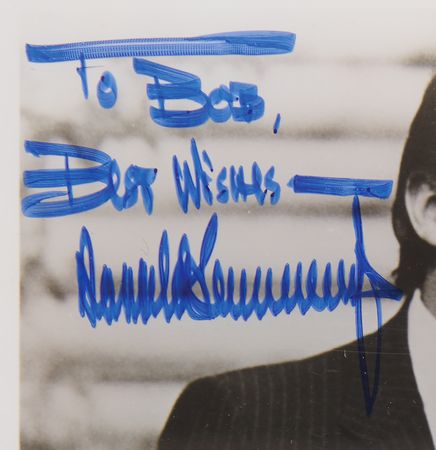 Lot #194 Donald Trump Signed Photograph - Image 2