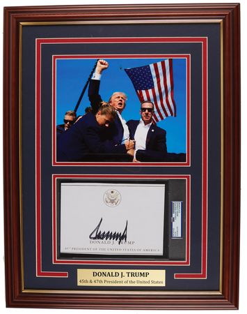 Lot #195 Donald Trump Signature - Image 1