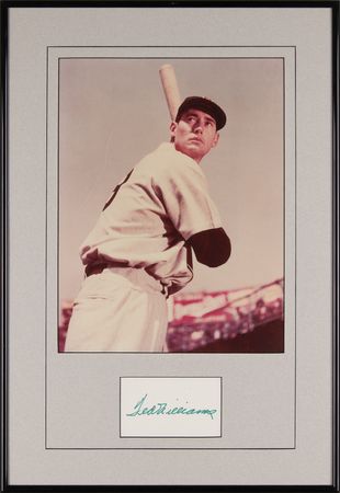 Lot #963 Ted Williams Signature