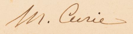 Lot #274 Marie Curie Autograph Letter Signed, Dated Shortly After the Reception of Her Second Nobel Prize - Image 2