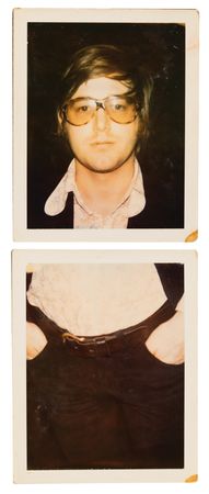 Lot #576 Andy Warhol (2) Signed Original Candid Polaroid Photographs - Shot at The Factory in 1972 - Image 3
