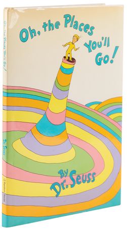 Lot #650 Dr. Seuss Signed Book - Oh, the Places You'll Go! - Image 3