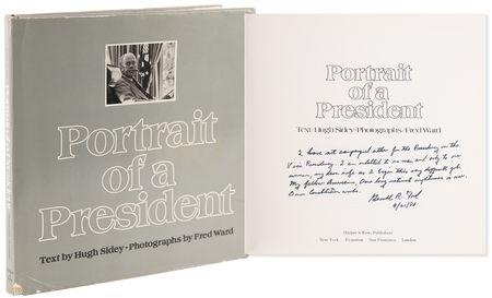 Lot #52 Gerald Ford Signed Book - Portrait of a President - 