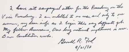 Lot #52 Gerald Ford Signed Book - Portrait of a President - 