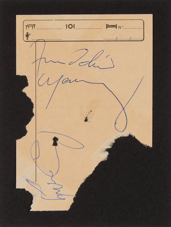 Lot #780 Queen: Freddie Mercury and Brian May Signatures - Image 2