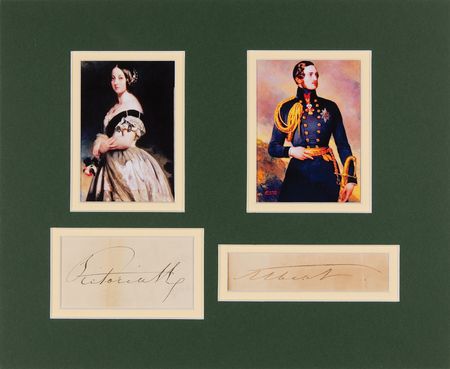 Lot #409 Queen Victoria and Prince Albert