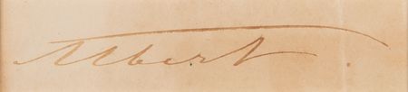 Lot #409 Queen Victoria and Prince Albert Signatures - Image 3