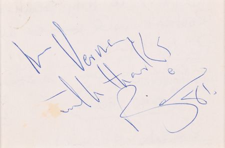 Lot #748 David Bowie Signature - Image 2