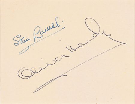 Lot #890 Laurel and Hardy Signatures - Image 2