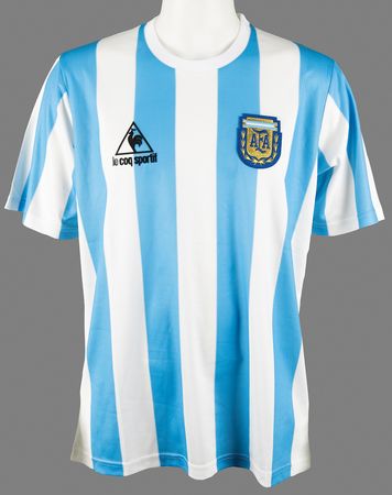Lot #956 Diego Maradona Signed 'Argentina National Team' Jersey - Image 2