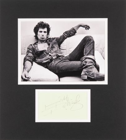 Lot #785 Rolling Stones: Keith Richards Signature - Image 1