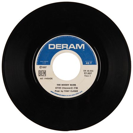 Lot #774 Moody Blues Signed 45 RPM Single Record - 'Nights in White Satin' - Image 4