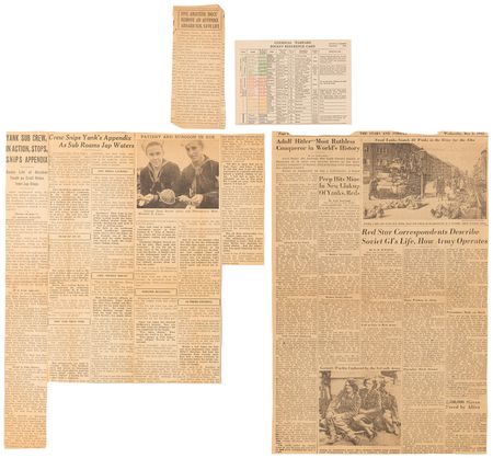 Lot #490 WWII Newspaper Collection - Image 10