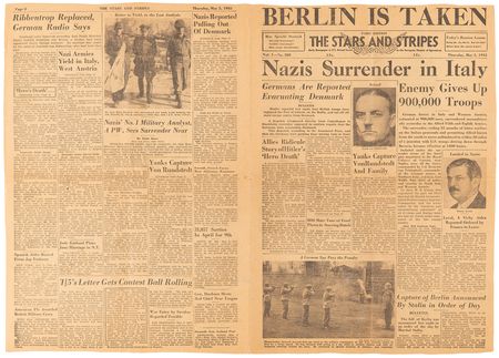 Lot #490 WWII Newspaper Collection - Image 9