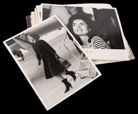 Lot #129 Jacqueline Kennedy Archive of (71) Press Photographs (Post-White House Era) - Image 1