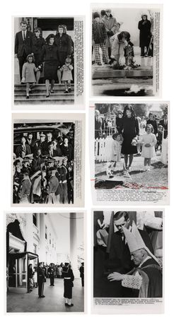Lot #150 John F. Kennedy Funeral and Memorials Archive of (38) Press Photographs - Image 2