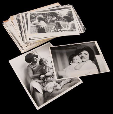 Lot #130 Jacqueline Kennedy and Children Archive of (168) Press Photographs - Image 1