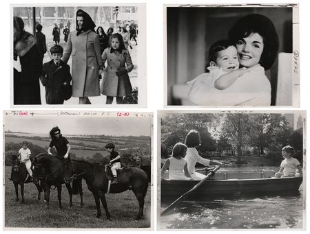 Lot #130 Jacqueline Kennedy and Children Archive of (168) Press Photographs - Image 2
