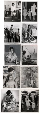 Lot #130 Jacqueline Kennedy and Children Archive of (168) Press Photographs - Image 3