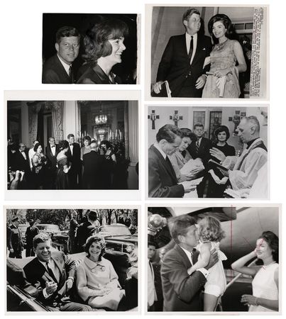 Lot #149 John F. Kennedy and Jacqueline Kennedy Archive of (150+) Press Photographs - Image 3