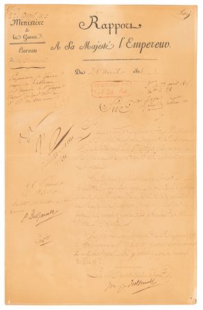 Lot #447 Napoleon Document Signed - Scarce