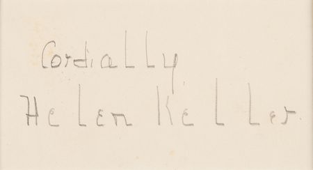 Lot #357 Helen Keller Signature - Image 2