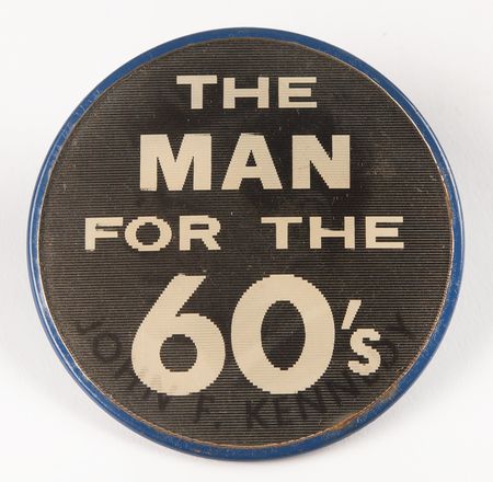 Lot #145 John F. Kennedy 'Change of Address' Inaugural Dish and Vari-Vue Campaign Button - Image 3