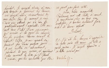Lot #661 Daniel Liszt Autograph Letter Signed - Image 2