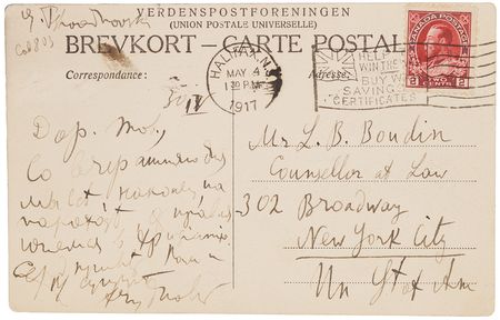 Lot #235 Leon Trotsky War-Dated Autograph Letter