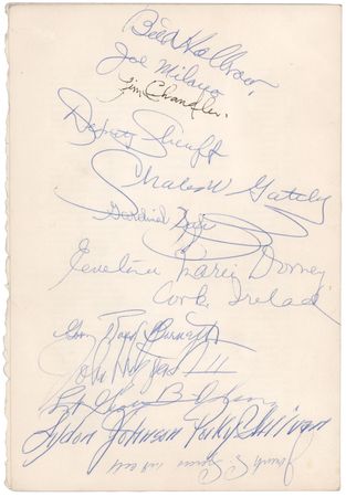 Lot #136 John F. Kennedy Inaugural Invitations and Program (6) - Image 2