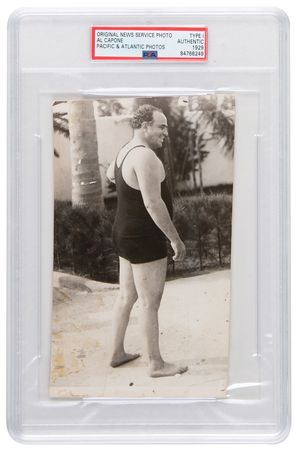 Lot #296 Al Capone Original Photograph - PSA Type