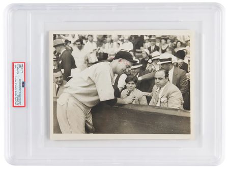 Lot #299 Al Capone Original 'Comiskey Park' Photograph - PSA Type I - Image 1