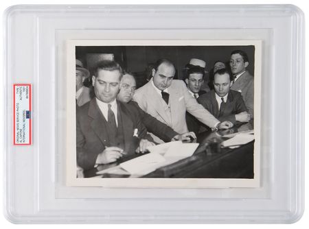 Lot #300 Al Capone Original Photograph - PSA Type I - Image 1