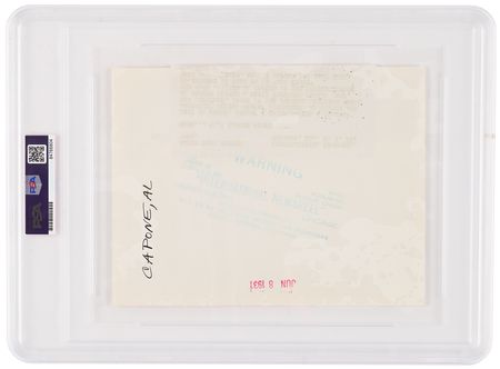 Lot #300 Al Capone Original Photograph - PSA Type I - Image 2