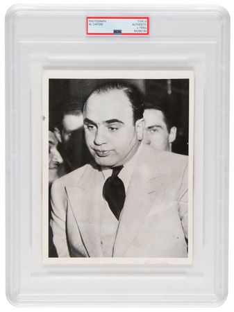 Lot #301 Al Capone Original Photograph - PSA Type