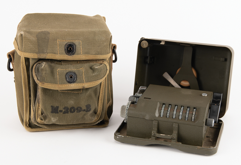 Lot 2018 WWII-era M-209-B Cipher Machine