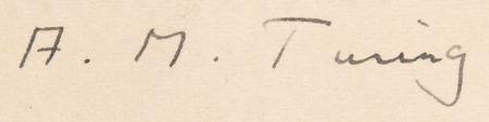Lot #2014 Alan Turing Signed Book - The Distribution of Prime Numbers (Turing's Own Copy) - Image 2