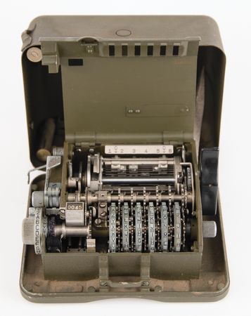 Lot #2018 WWII-era M-209-B Cipher Machine - Image 3
