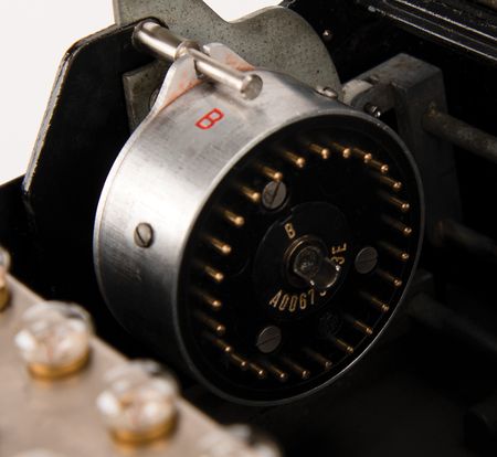 Lot #2016 Enigma I Military-Issue Cipher Machine in Rare Panzerholz Case, with Standard Oak Case (c. 1943, Fully Operational) - Image 12