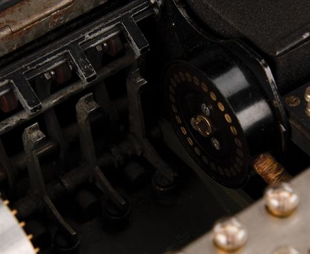 Lot #2016 Enigma I Military-Issue Cipher Machine in Rare Panzerholz Case, with Standard Oak Case (c. 1943, Fully Operational) - Image 13